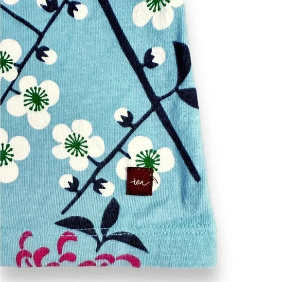 Tea Collection | Faux Layered Wrap Neck Dress (4) - Picture 5 of 6